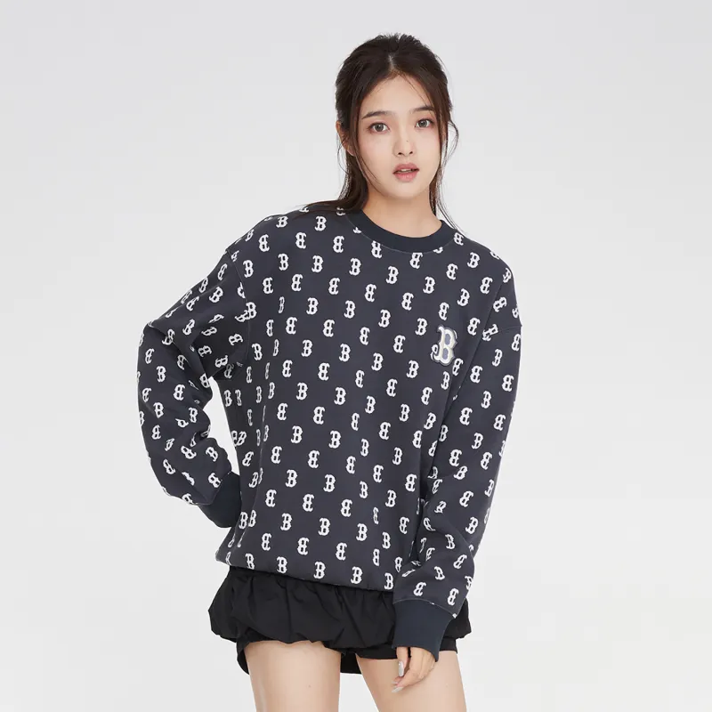 MLB Sweatshirt Unisex Charcoal Gray-5