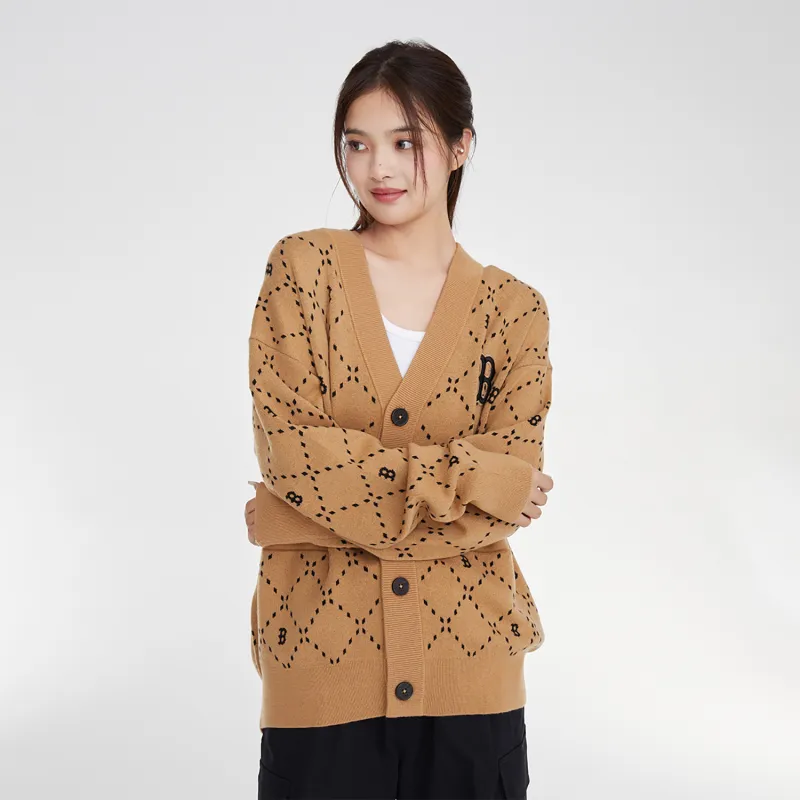 MLB Knitwear Unisex Light Camel-6