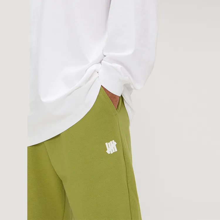 UNDEFEATED Knitted Sweatpants Unisex Olive Green-5