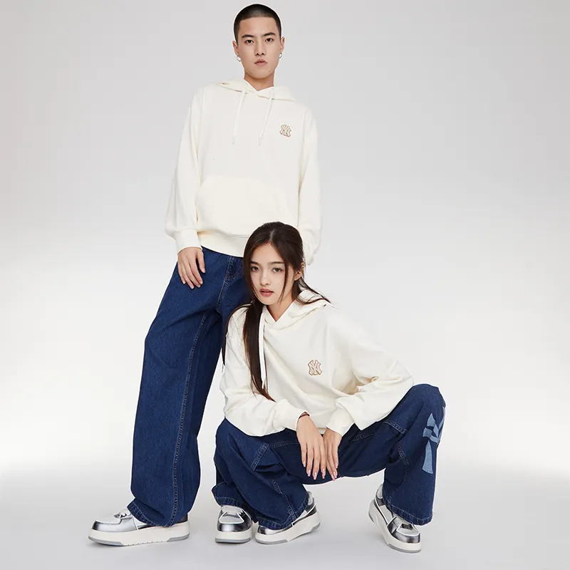 MLB Sweatshirts Unisex Ivory White-4