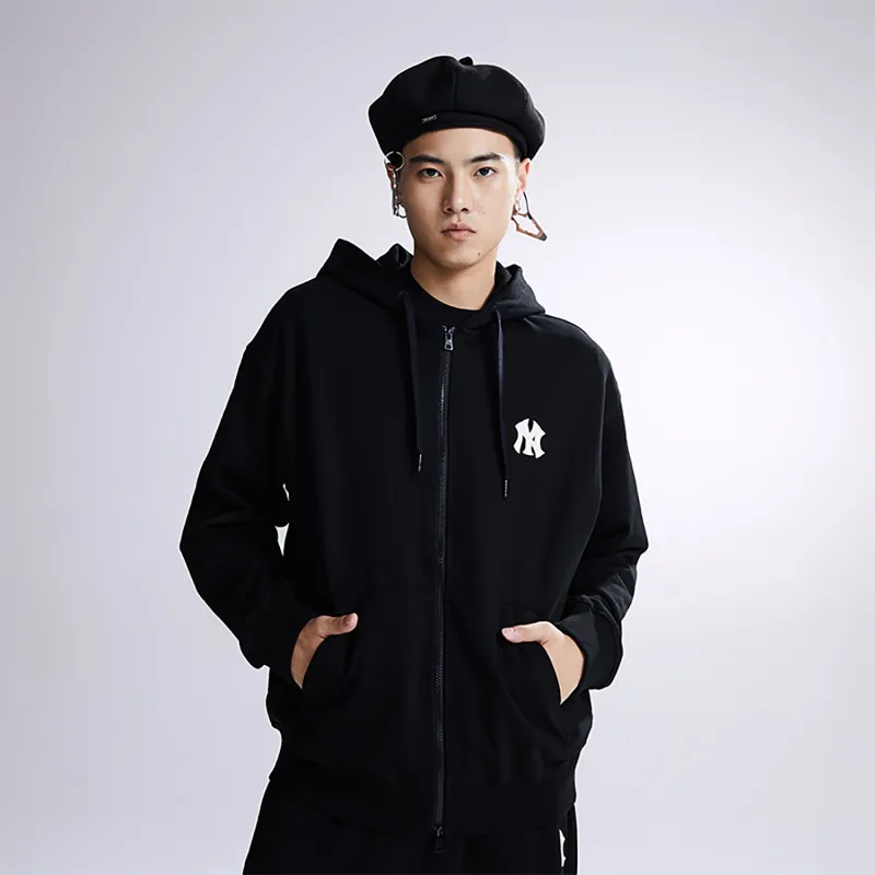 MLB Sweatshirt Jacket Unisex Black-8