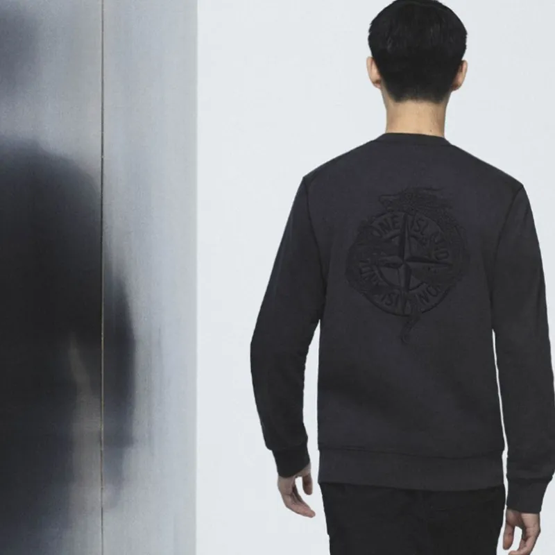 STONE ISLAND SS24 Sweatshirt Unisex Dark Gray-2