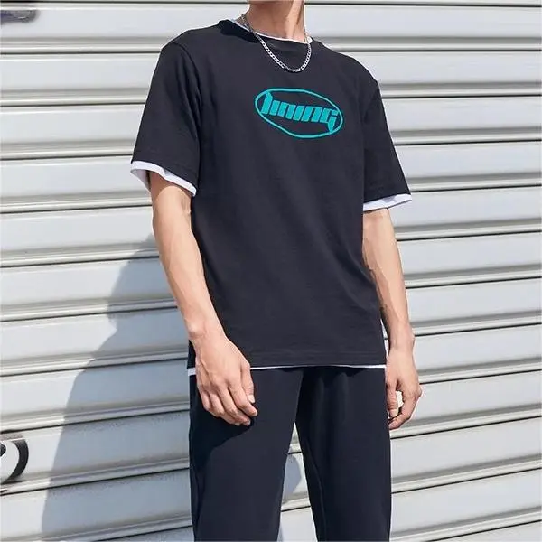 LINING Sports Fashion Collection T Shirts Unisex Black-3