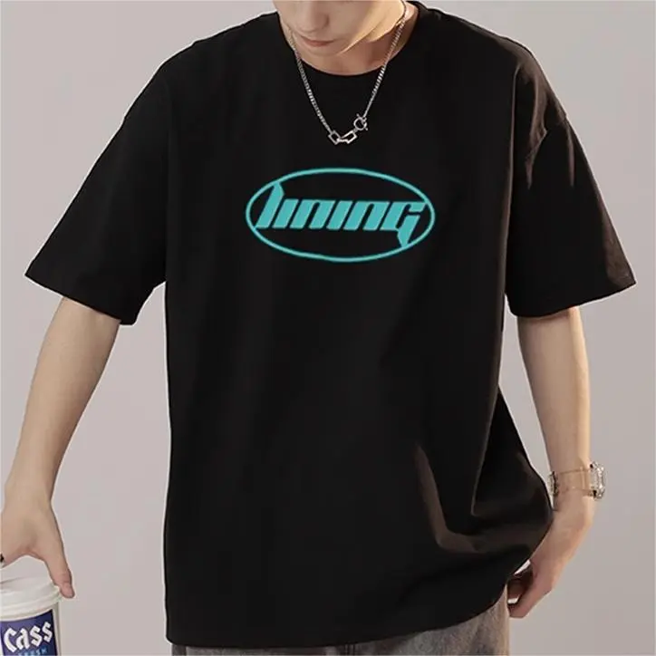 LINING Sports Fashion Collection T Shirts Unisex Black-2