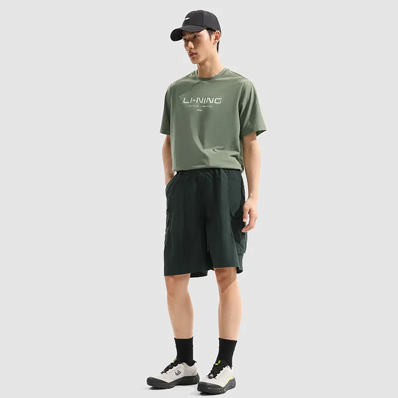 LiNing T-Shirt Men's Screw Smoke Green-2