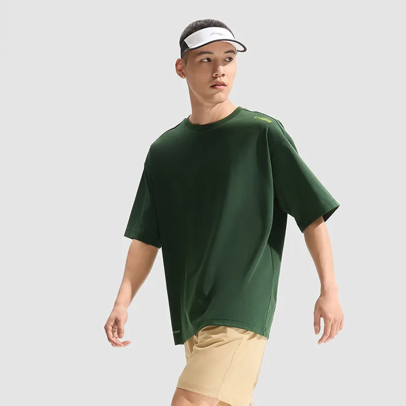 LiNing T Shirt Men's Summer Turquoise-2