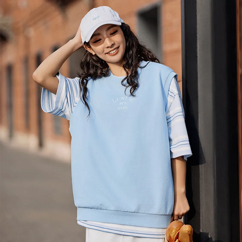 LiNing Weekend Youth Tank Top Unisex Clear Sky Blue-2