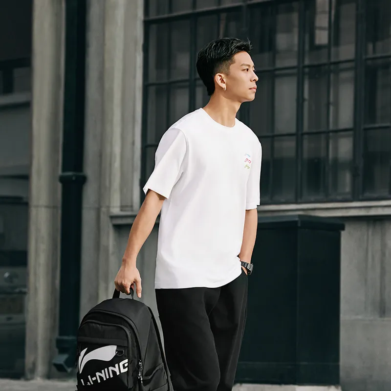 LiNing T Shirt Men's Standard White-3