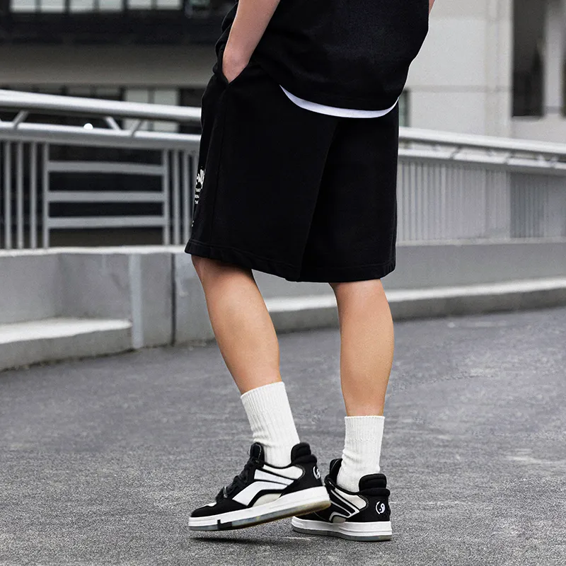 LiNing Sports Life Collection Casual Shorts Men's Black-5
