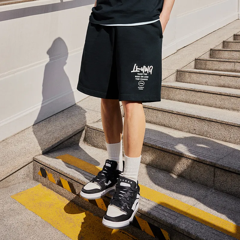LiNing Sports Life Collection Casual Shorts Men's Black-2