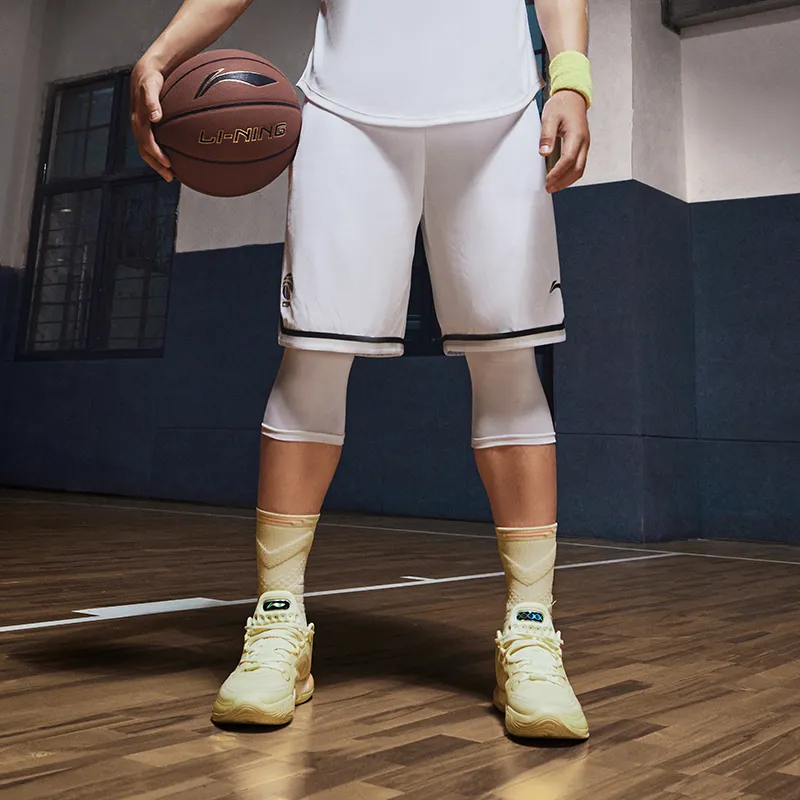 LiNing Jimmy Butler Casual Shorts Men's Standard White-4