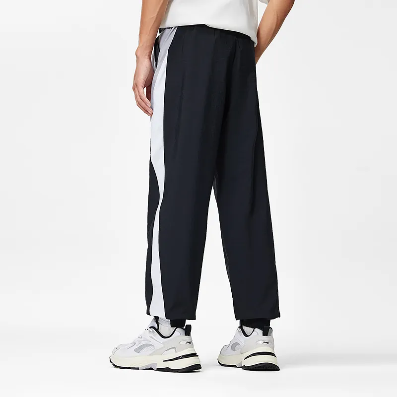LiNing Sports Trend Series Knitted Sports Pants Men's Black-2