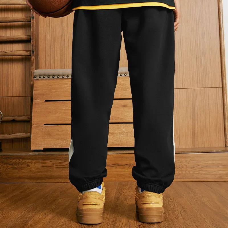 LiNing Sports Life Collection Knitted Sports Pants Men's Black-2
