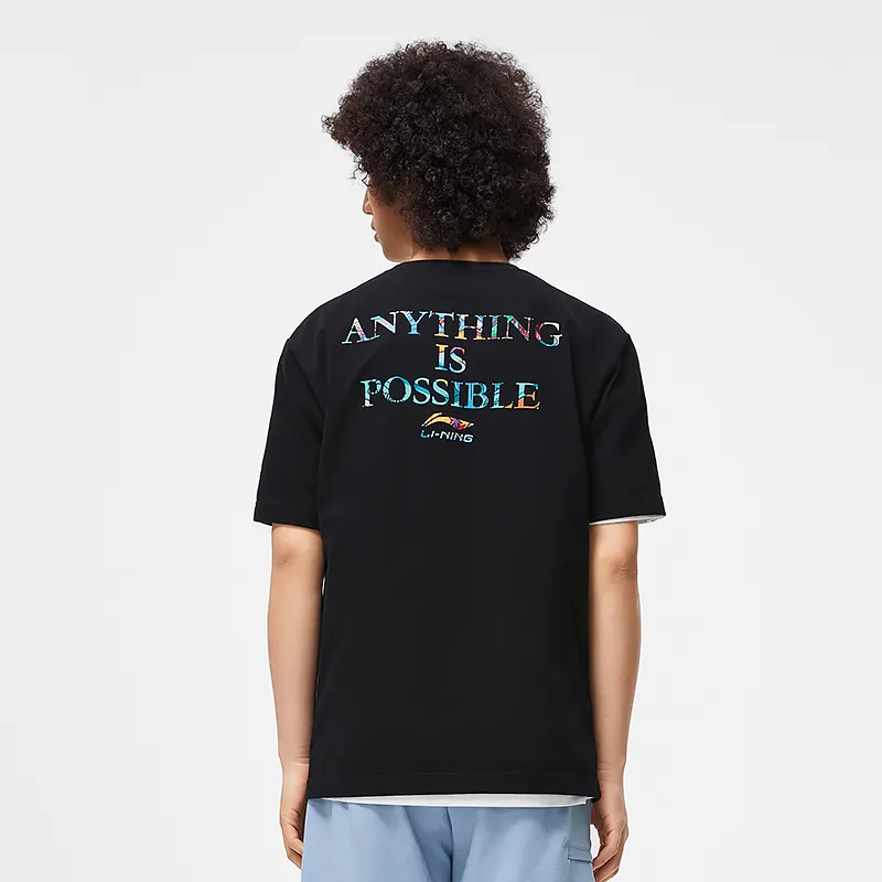 LiNing Sports Life Collection T Shirt Unisex Black-5