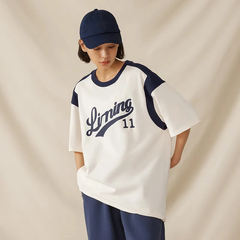 LiNing Sports Fashion Collection T Shirt Unisex Ecru-3