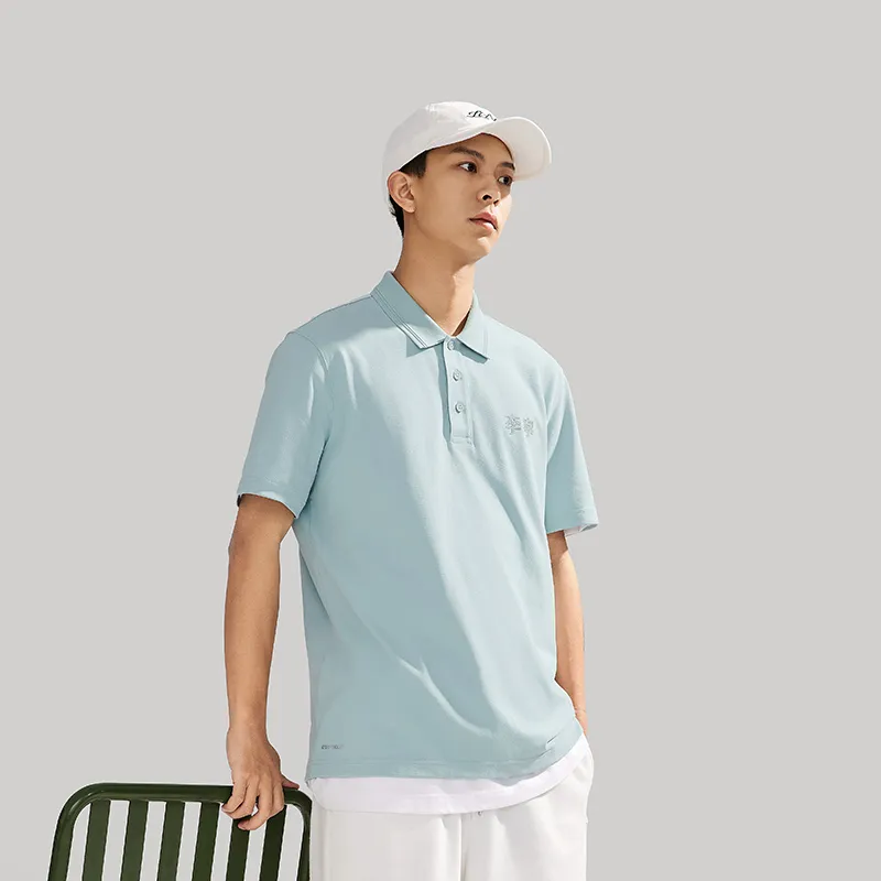 LiNing Polo Shirt Men's Camlet Green-2