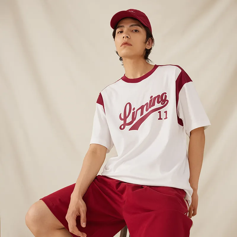 LiNing Sports Fashion Collection T Shirt Unisex Ivory-2