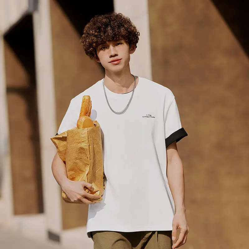 LiNing Weekend Youth Sports Fashion Collection T-Shirt Unisex Ivory-3