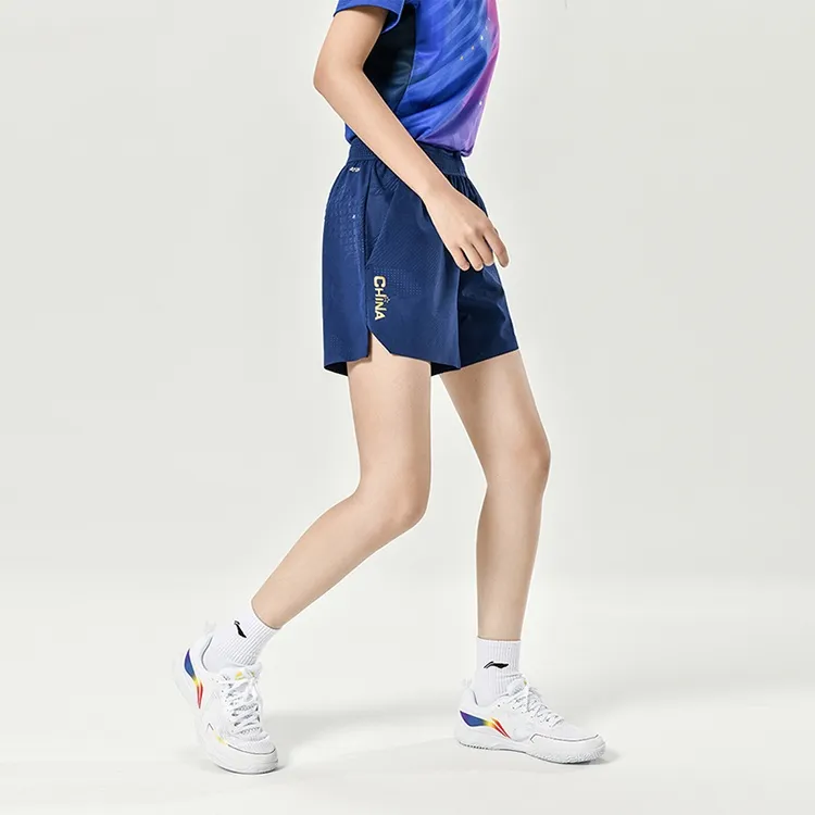 LiNing Table Tennis Series Casual Shorts Men's Blue-3