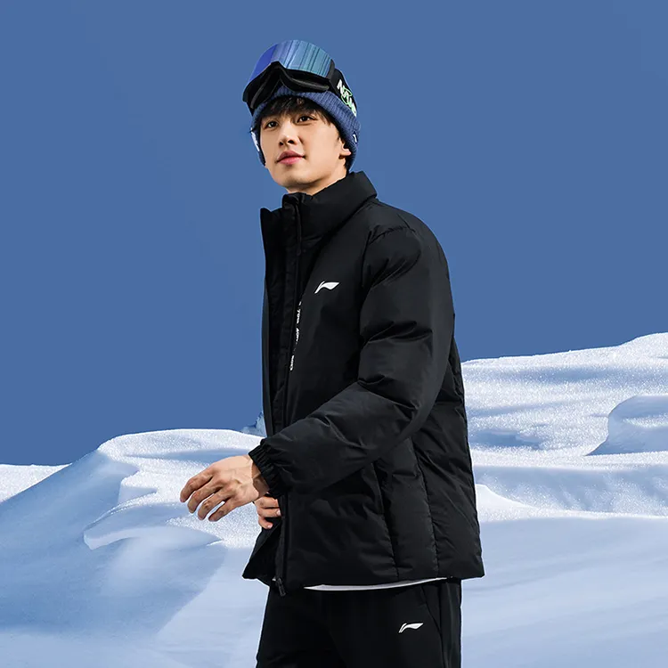 LiNing Puffer Jacket Unisex Black-3