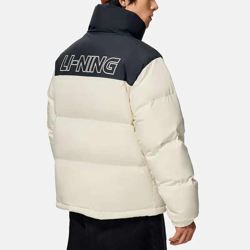 LiNing Fondue Down Series Down Jacket Winter Unisex Ecru-2
