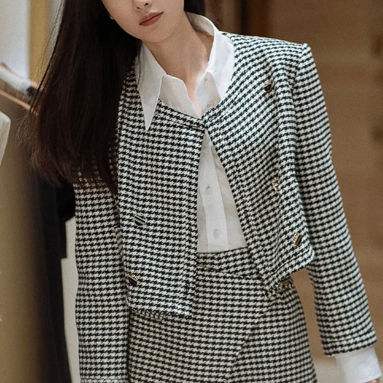 Sandro Vilette Houndstooth-print Jacket-2