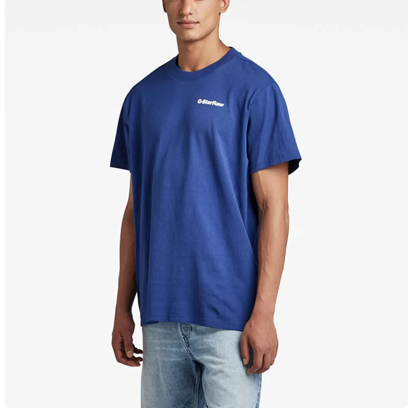 G STAR RAW T Shirts Men Ballpoint Pen Blue-3