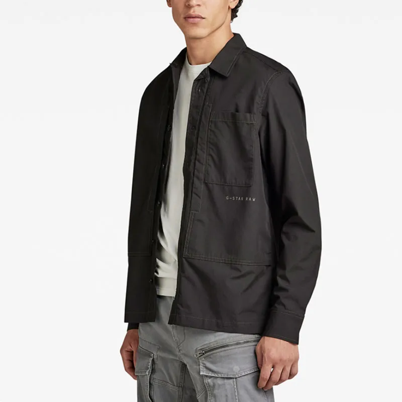 G STAR RAW Shirts Men Pitch Black-3