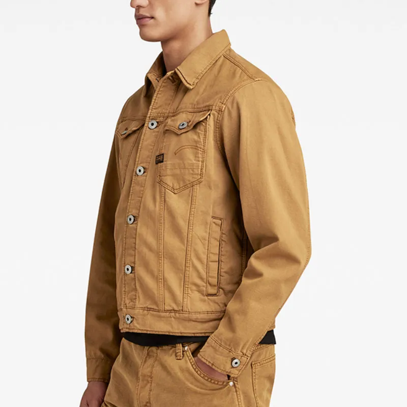G STAR RAW Denim Jackets Men Honey Yellow-3