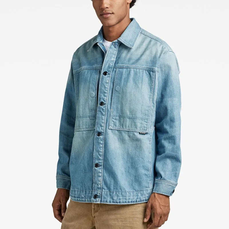 G STAR RAW Denim Jackets Men Blue-3