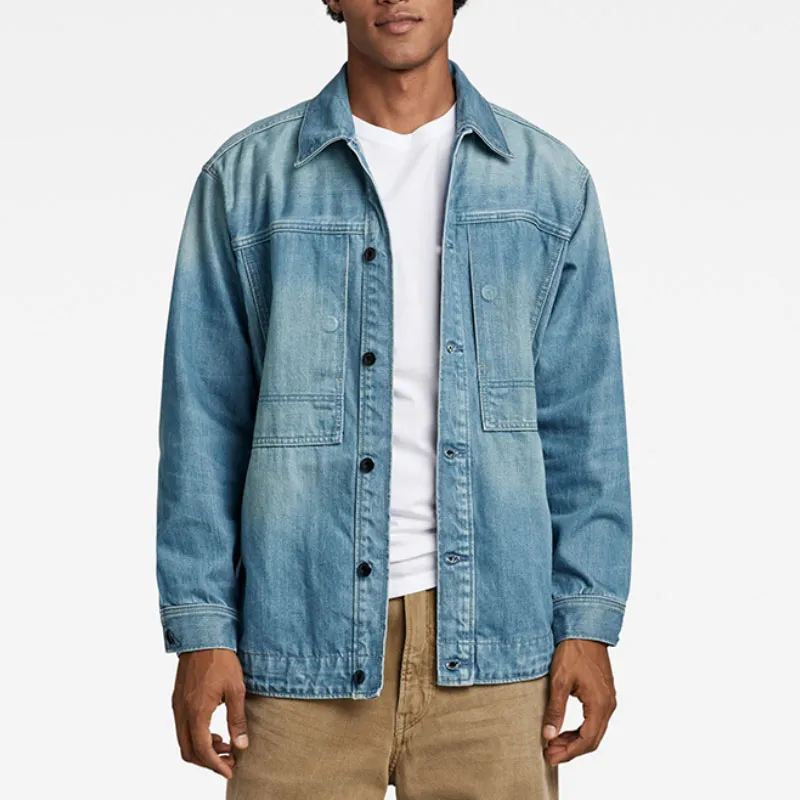 G STAR RAW Denim Jackets Men Blue-1