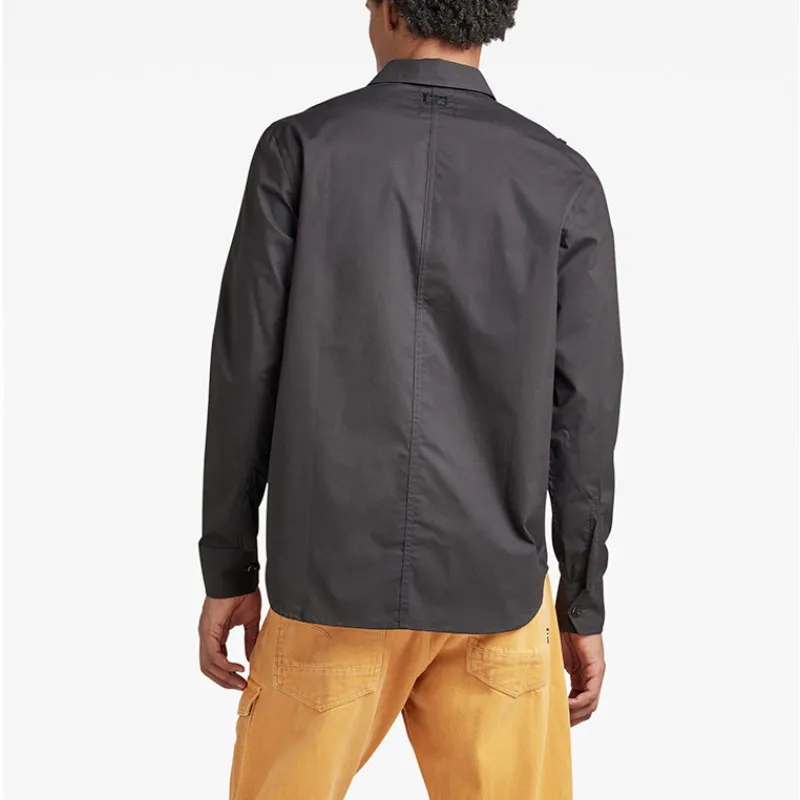 G STAR RAW Shirts Men Black-4