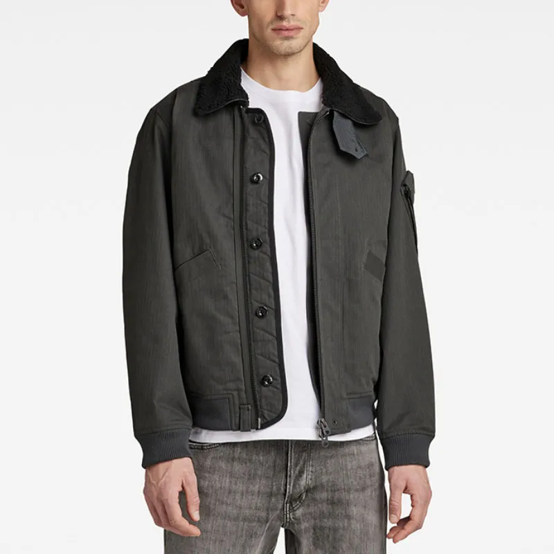 G-STAR RAW Jackets Men Graphite Gray-4