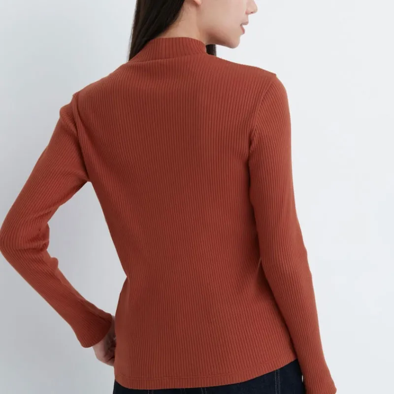 UNIQLO T Shirts Women's 28 Dark Orange-2