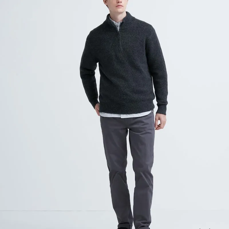 UNIQLO Knitwear Men's 08 Dark Gray-2