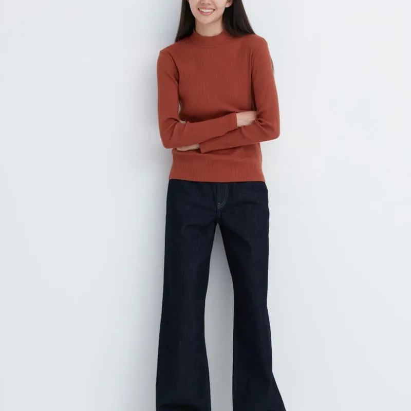 UNIQLO T Shirts Women's 28 Dark Orange-1