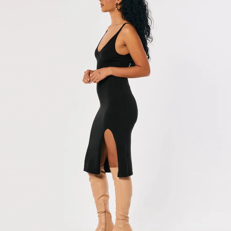 Hollister Slip Dresses Women's Black-3