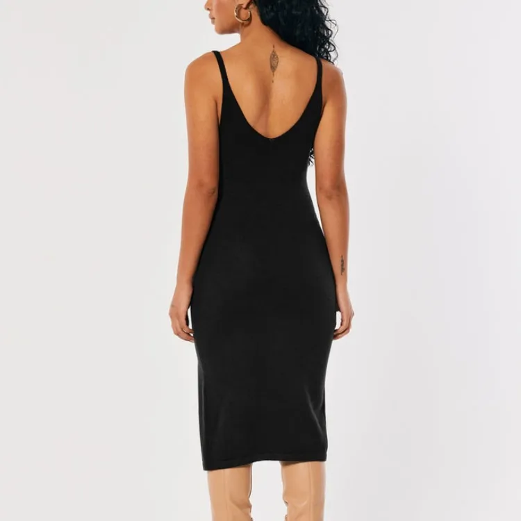 Hollister Slip Dresses Women's Black-2