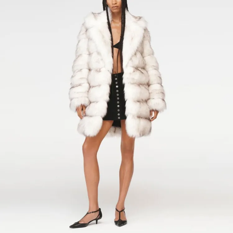 ZARA Coats Women's White-2