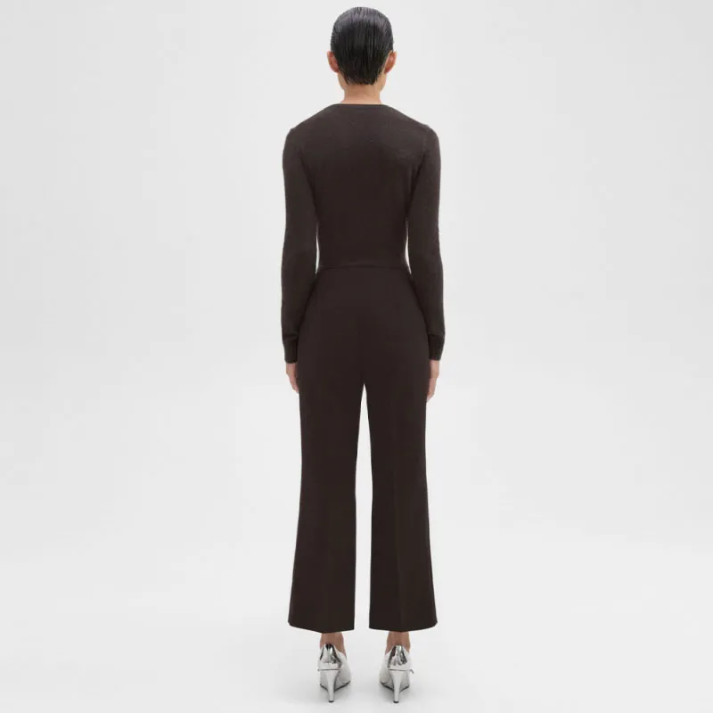 THEORY Casual Pants Women's Black Brown-1