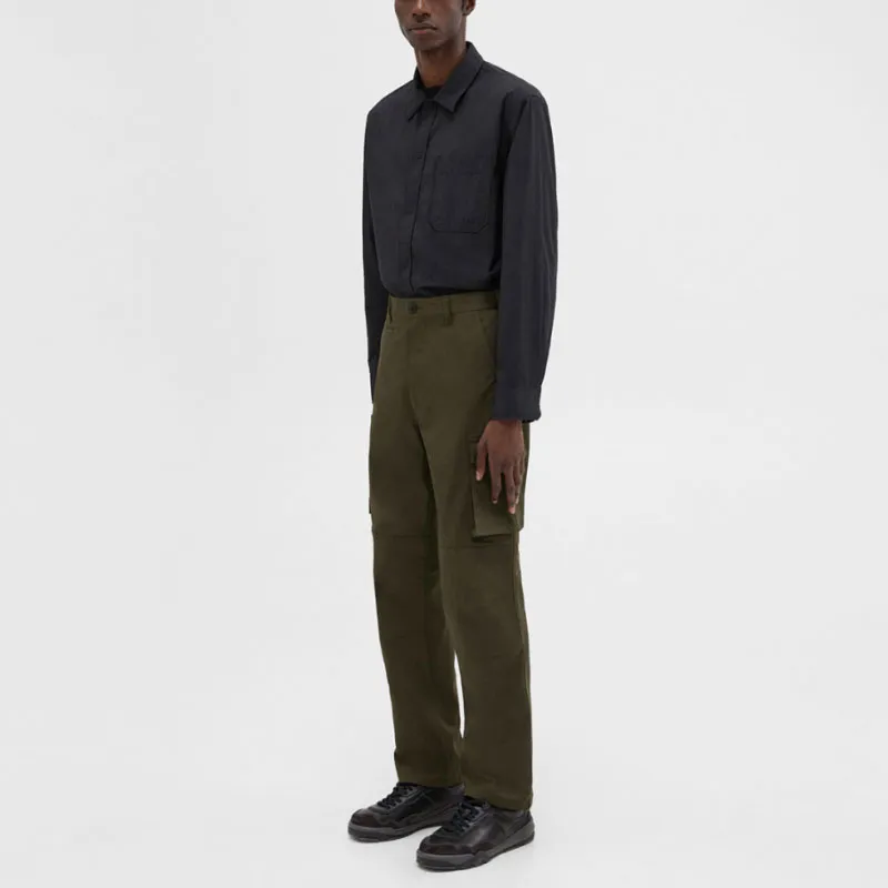 THEORY Cargo Pants Men's Olive Gold Green-3