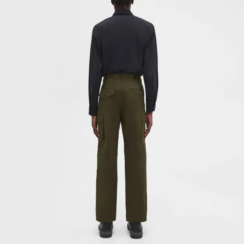 THEORY Cargo Pants Men's Olive Gold Green-2