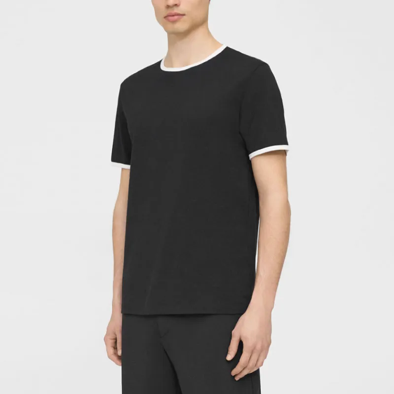 THEORY T Shirts Men Black-4