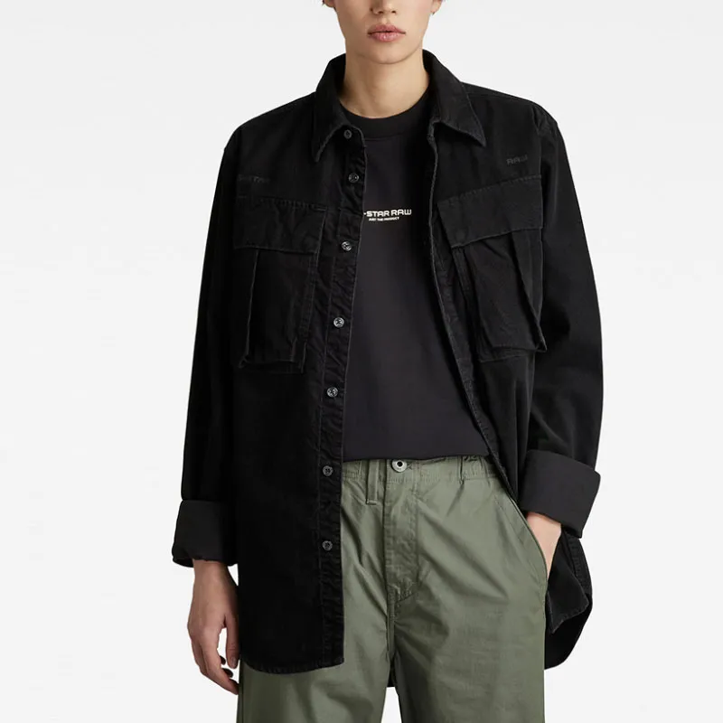 G STAR RAW Shirt Unisex Pitch Black-2