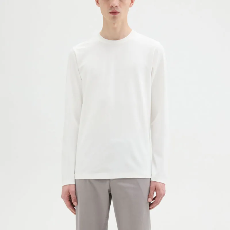 THEORY Long Sleeved Crewneck T Shirt-1