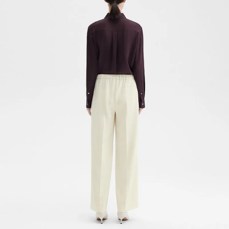 THEORY Mid Rise Tailored Trousers-2