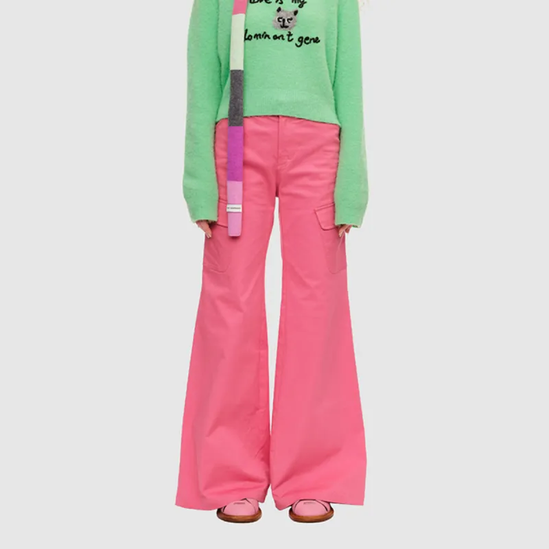 Short Sentence Cargo Pants Women's-1