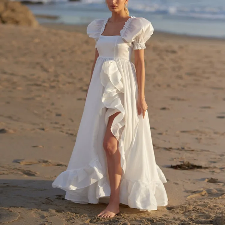 Selkie Collection Evening Dress Women's White-2