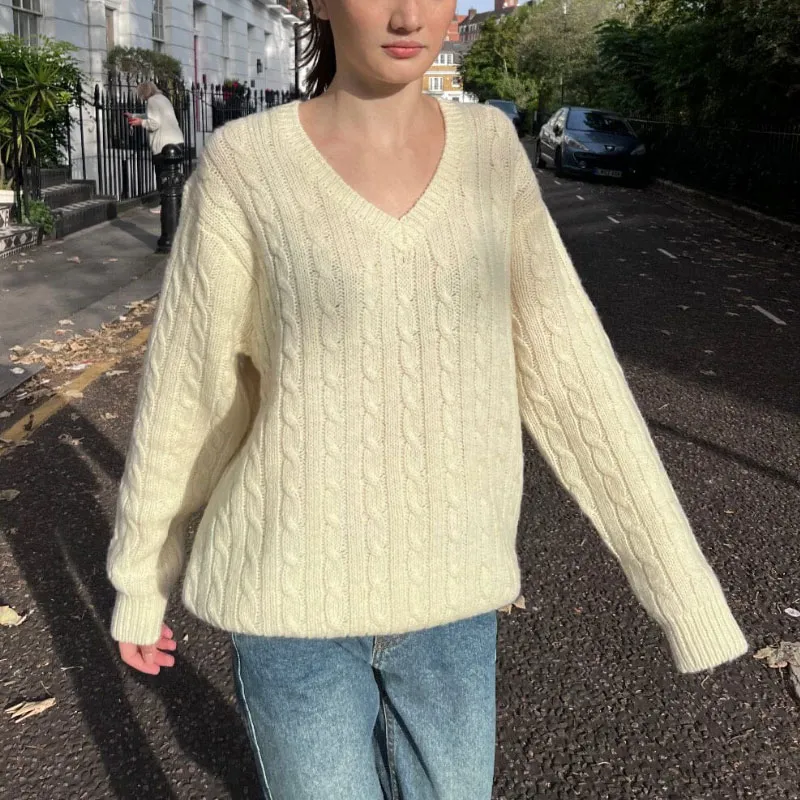 Brandy Melville Sweater Women's Yellow-1