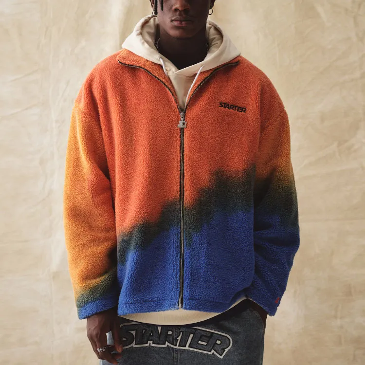 STARTER Jackets Coats Men's Blue Orange-1